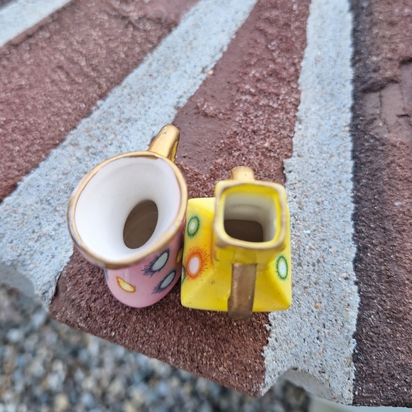 Vintage MCM atomic mini pitcher and vase set Japan - Picture 6 of 6